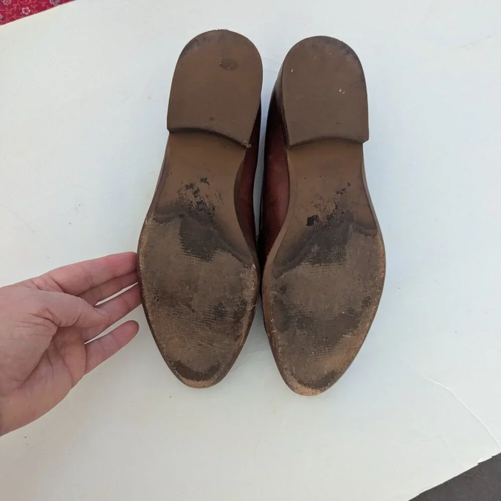 Madewell The Frances Loafer‎ Brown Slip On Boat Shoe Preppy Academia Normcore
